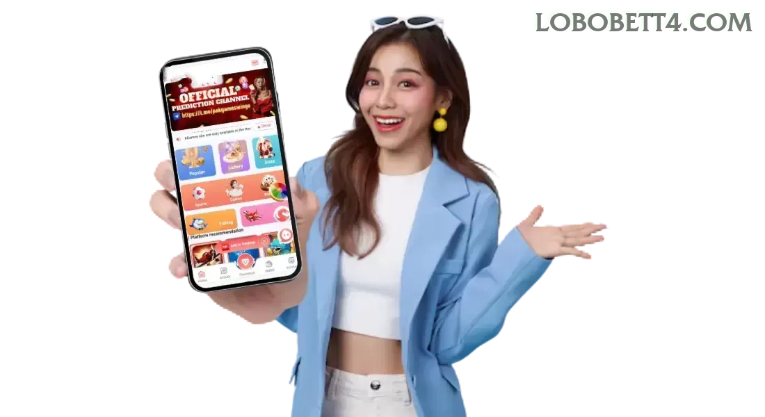 Aplicativo móvel lobobet para iOS e Android